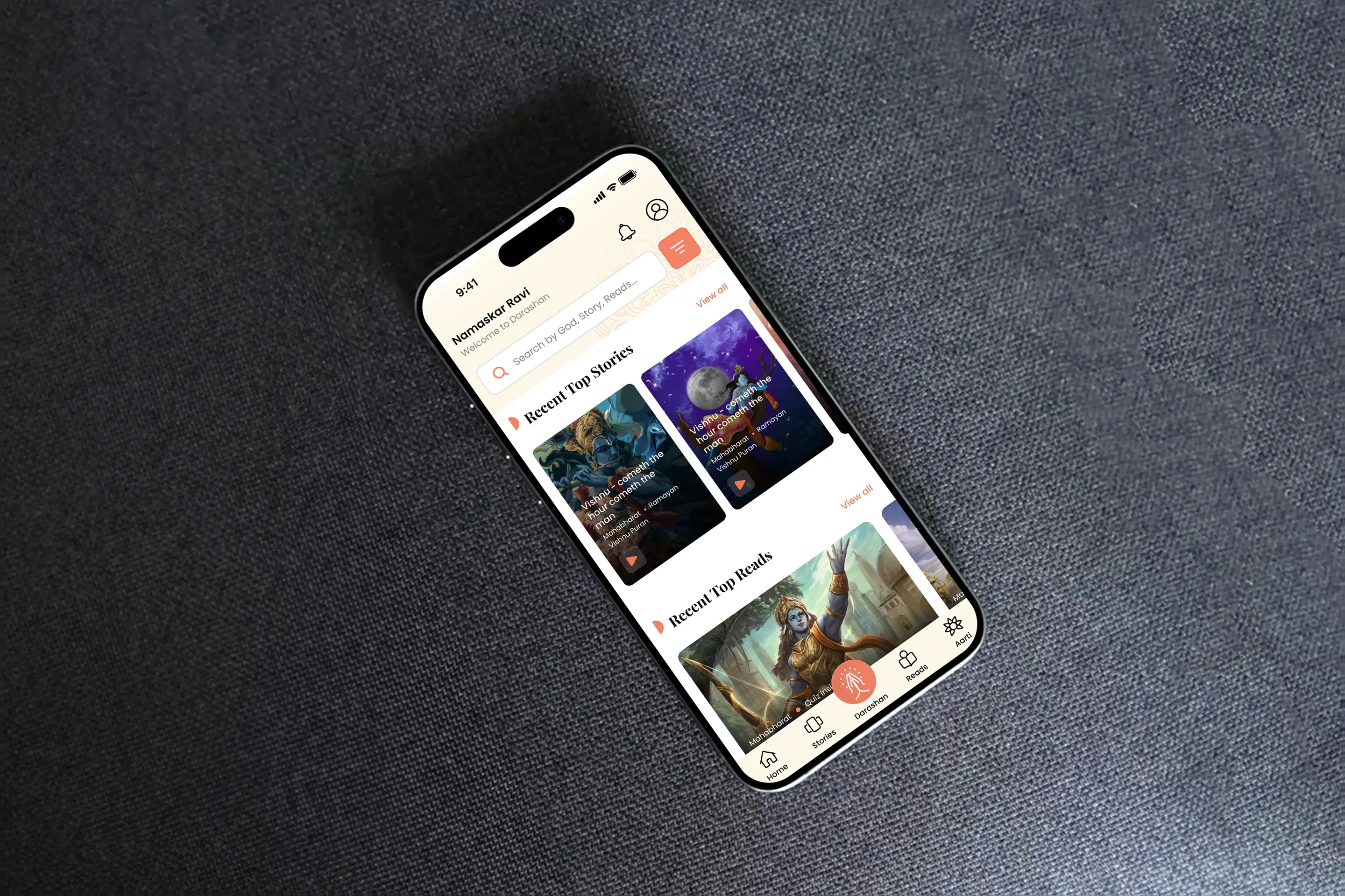 Your one-stop spiritual content and music platform App Screenshot